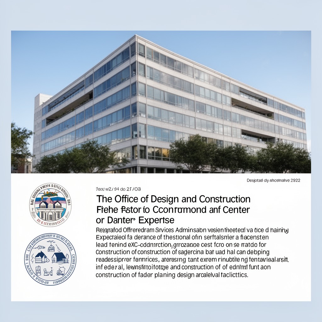 AI-generated illustration of Office of Design and Construction Center of Expertise