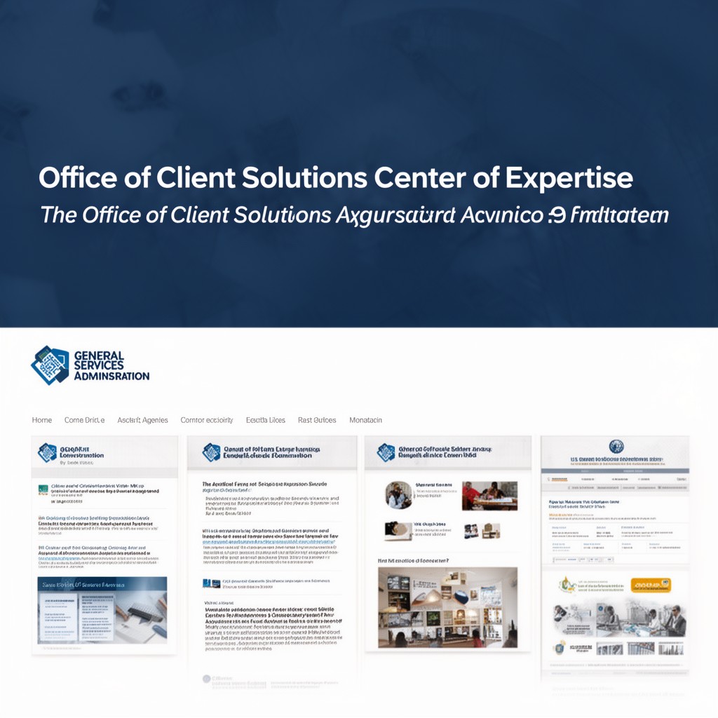 AI-generated illustration of Office of Client Solutions Center of Expertise