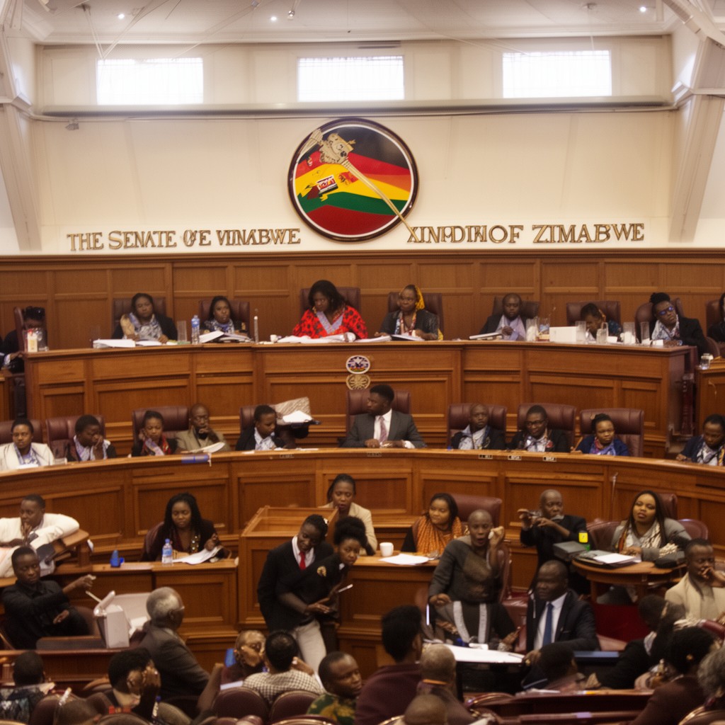 AI-generated illustration of Senate of Zimbabwe