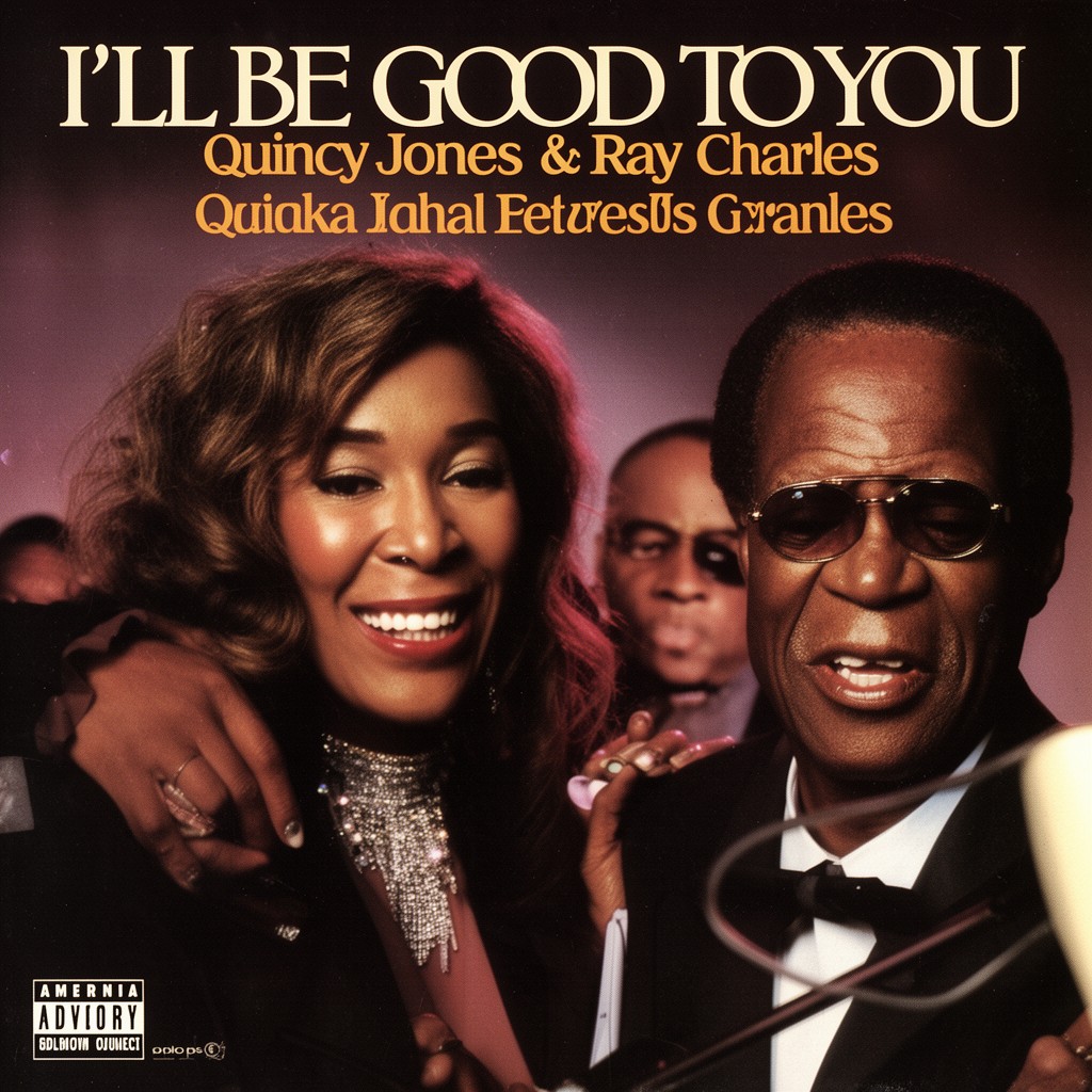 AI-generated illustration of I’ll Be Good to You with Quincy Jones and Ray Charles