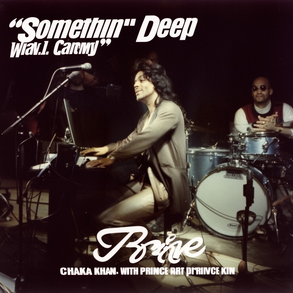 AI-generated illustration of Somethin’ Deep with Prince