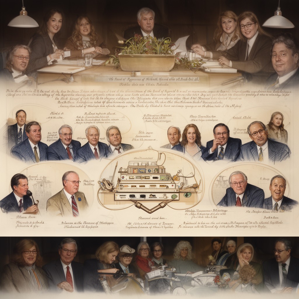 AI-generated illustration of Board of Regents of the University of Michigan