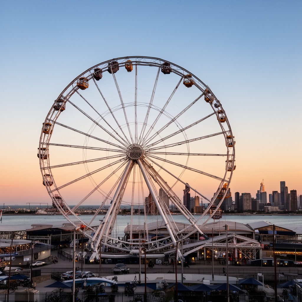 AI-generated illustration of Centennial Wheel