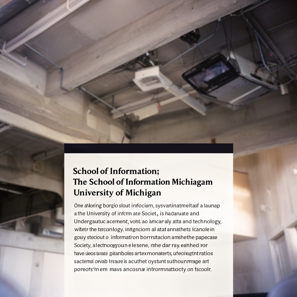 AI-generated illustration of School of Information