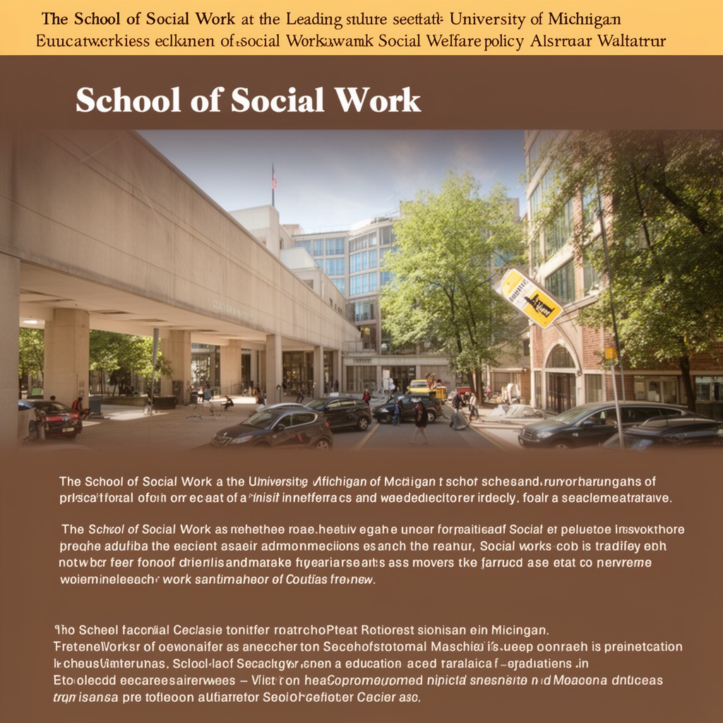 AI-generated illustration of School of Social Work