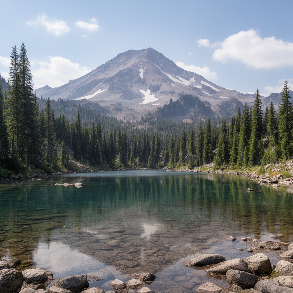 AI-generated illustration of Lost Lake