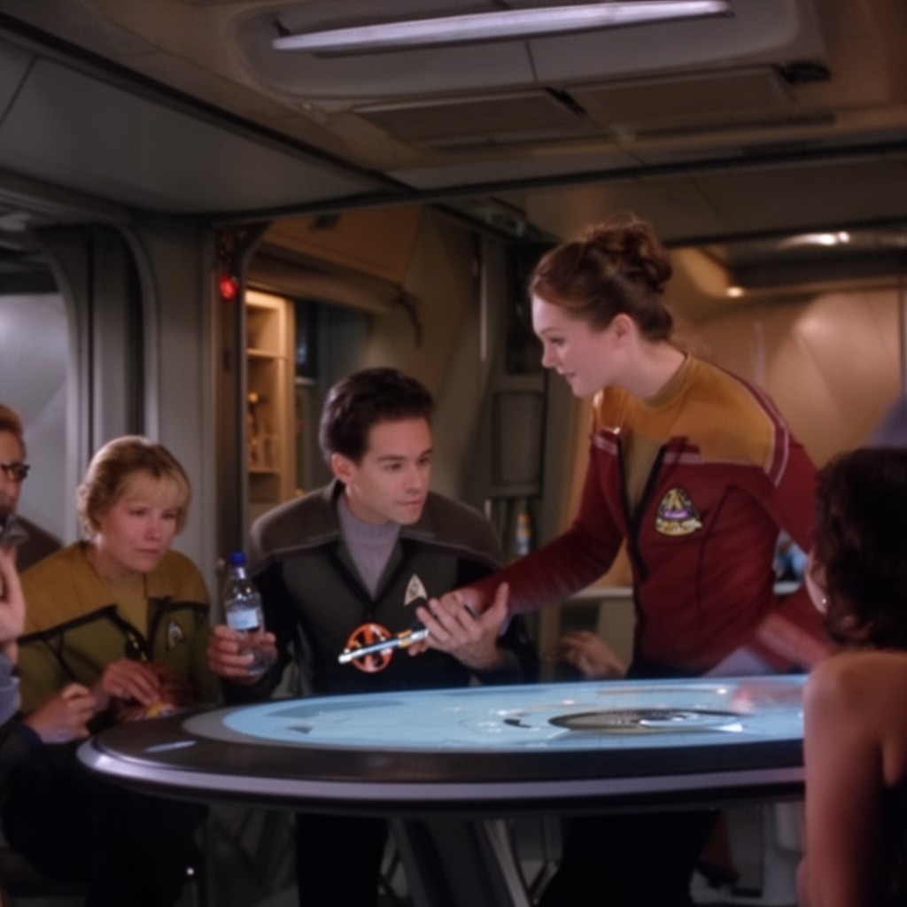 AI-generated illustration of Star Trek: Voyager (episodes)