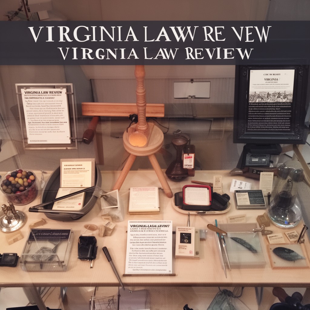 AI-generated illustration of Virginia Law Review