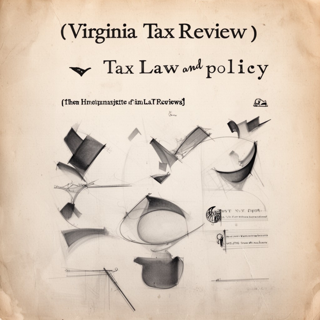 AI-generated illustration of Virginia Tax Review
