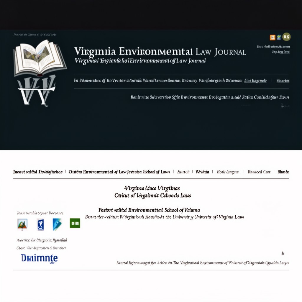 AI-generated illustration of Virginia Environmental Law Journal