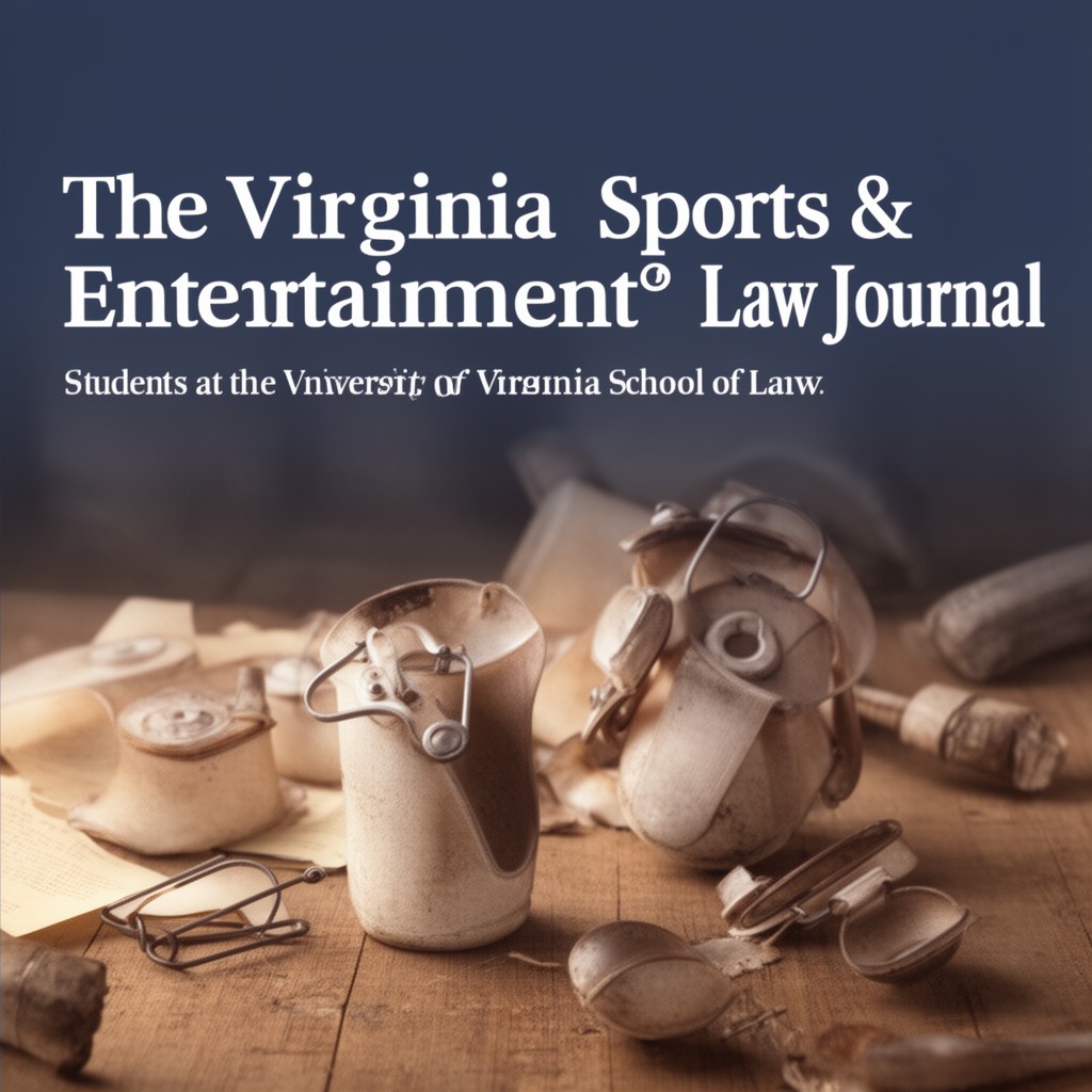 AI-generated illustration of Virginia Sports & Entertainment Law Journal