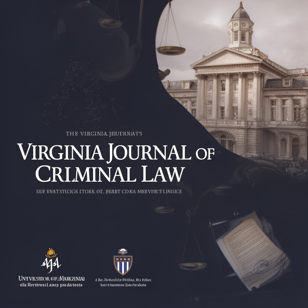 AI-generated illustration of Virginia Journal of Criminal Law
