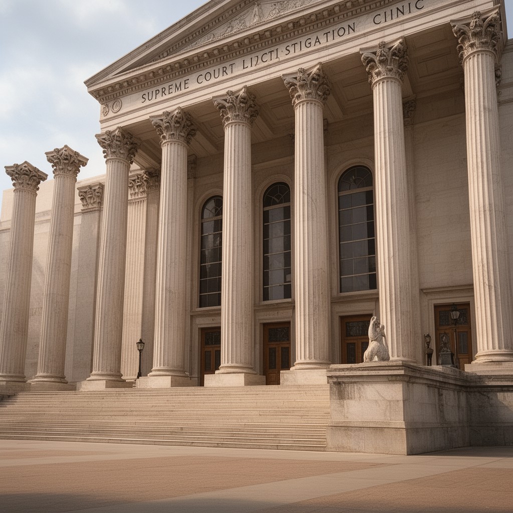 AI-generated illustration of Supreme Court Litigation Clinic
