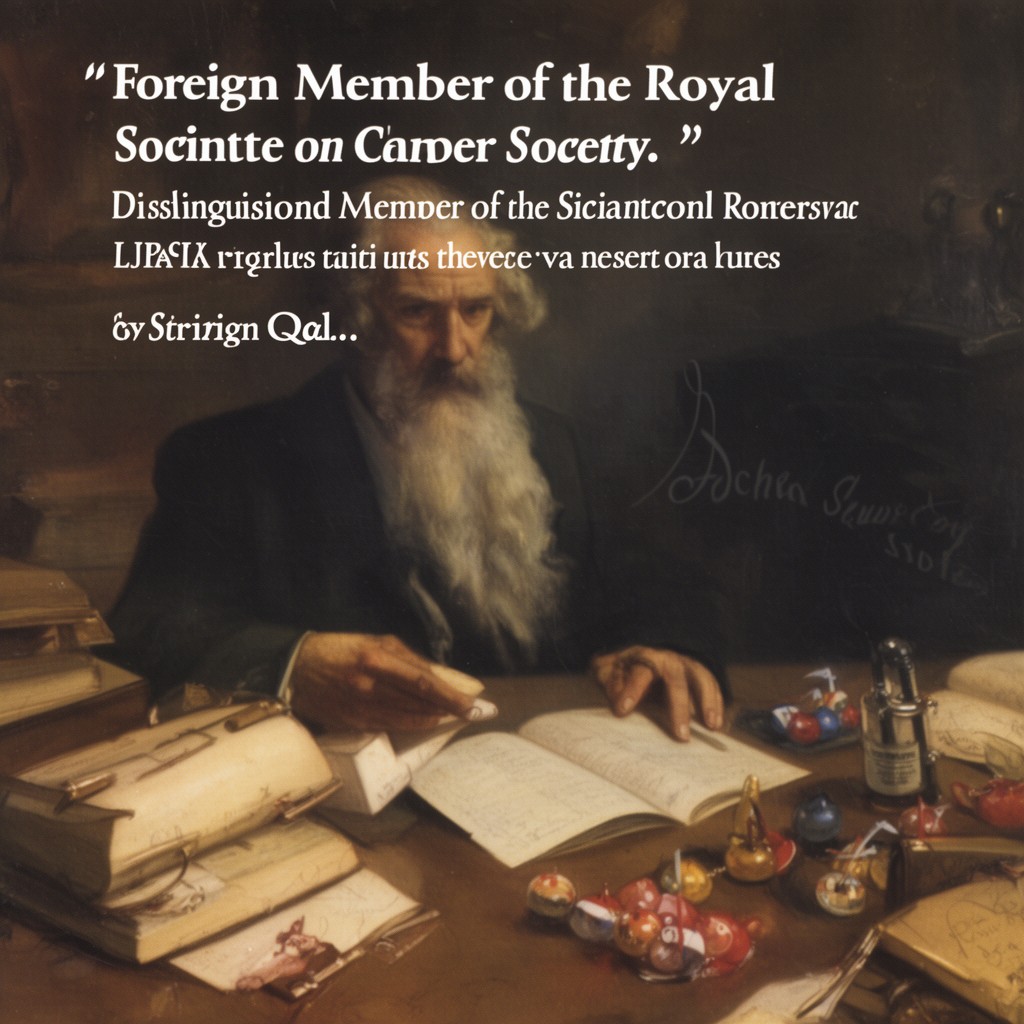 AI-generated illustration of Foreign Member of the Royal Society
