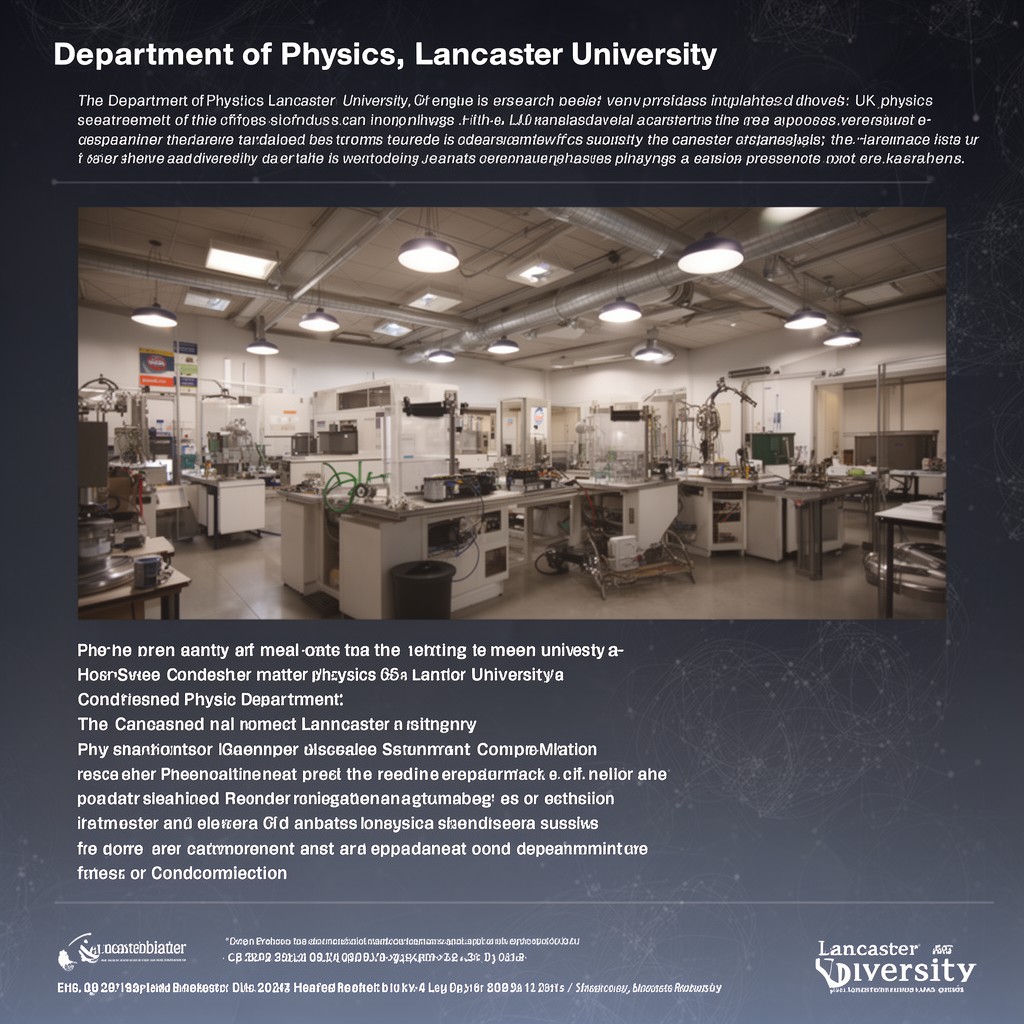 AI-generated illustration of Department of Physics, Lancaster University