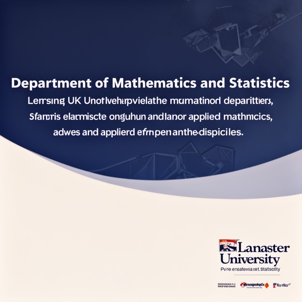 AI-generated illustration of Department of Mathematics and Statistics, Lancaster University
