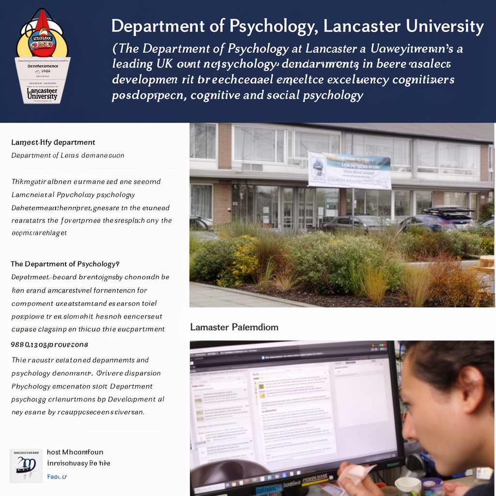 AI-generated illustration of Department of Psychology, Lancaster University