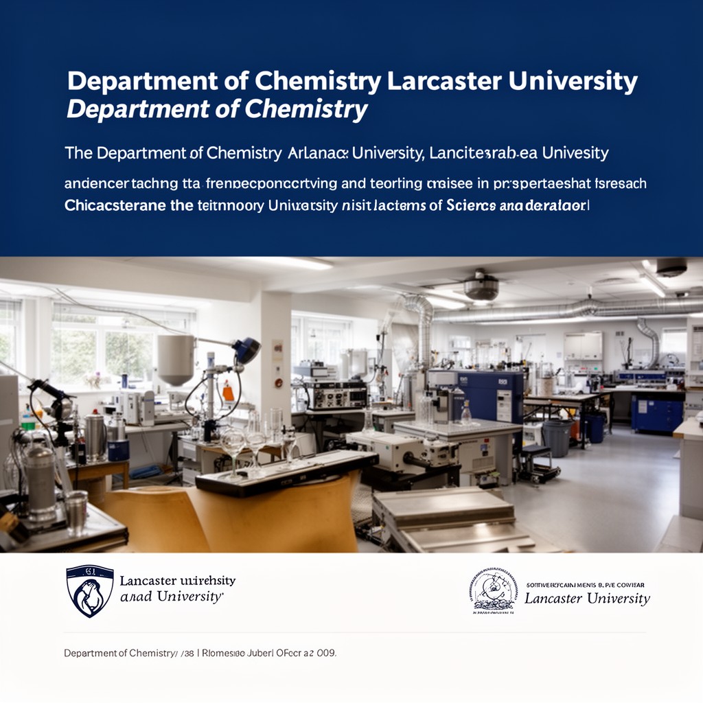 AI-generated illustration of Department of Chemistry, Lancaster University