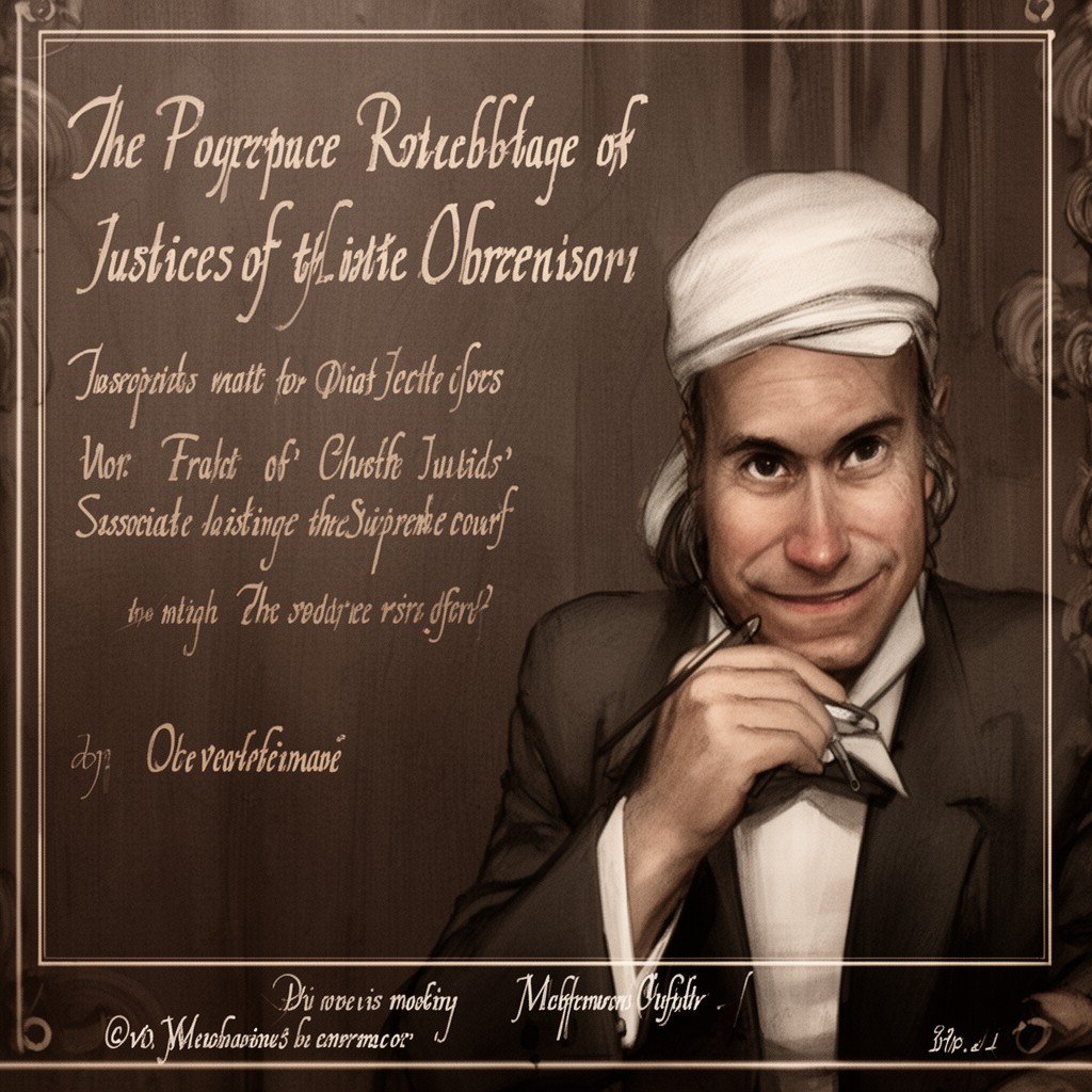 AI-generated illustration of Associate Justices of the Supreme Court