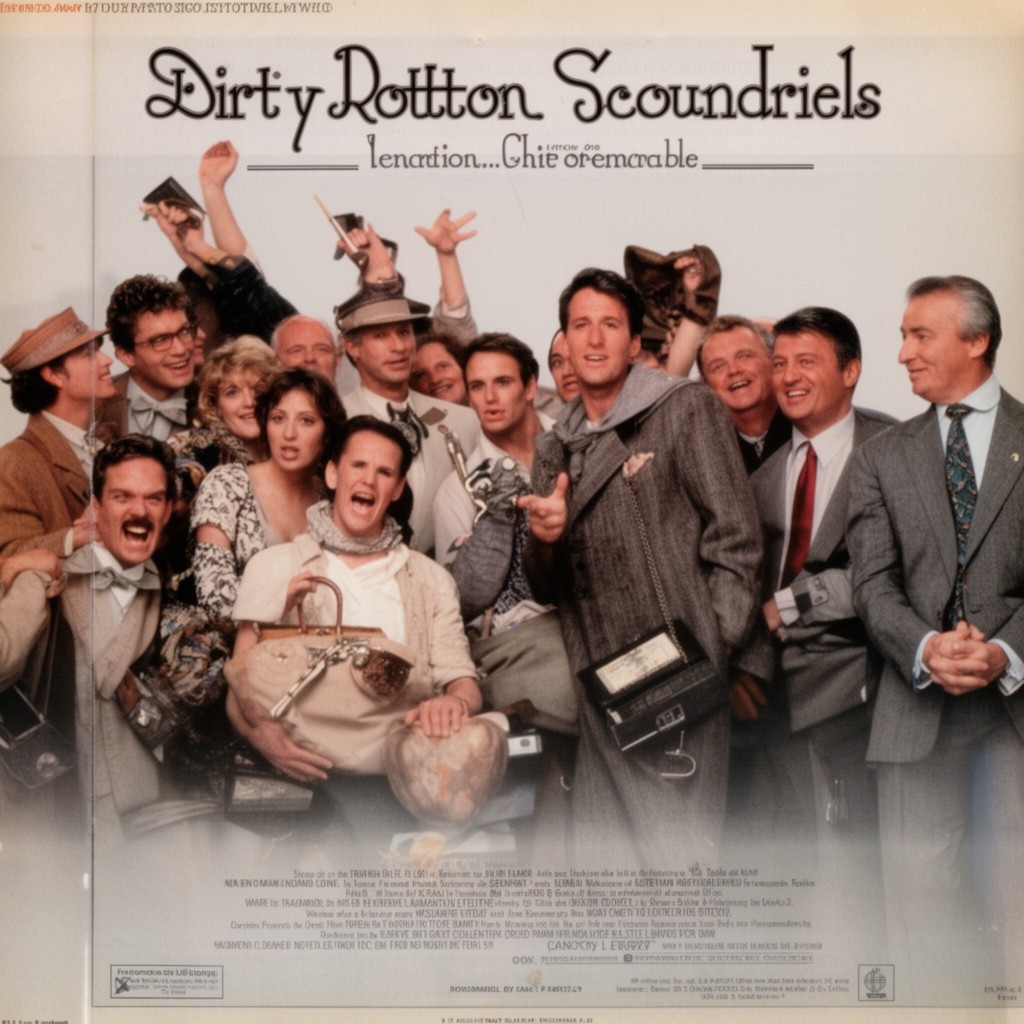 AI-generated illustration of Dirty Rotten Scoundrels