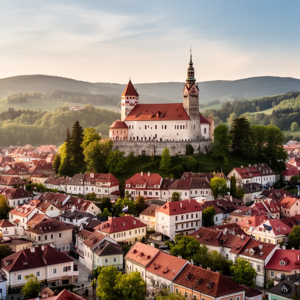 AI-generated illustration of Bytča