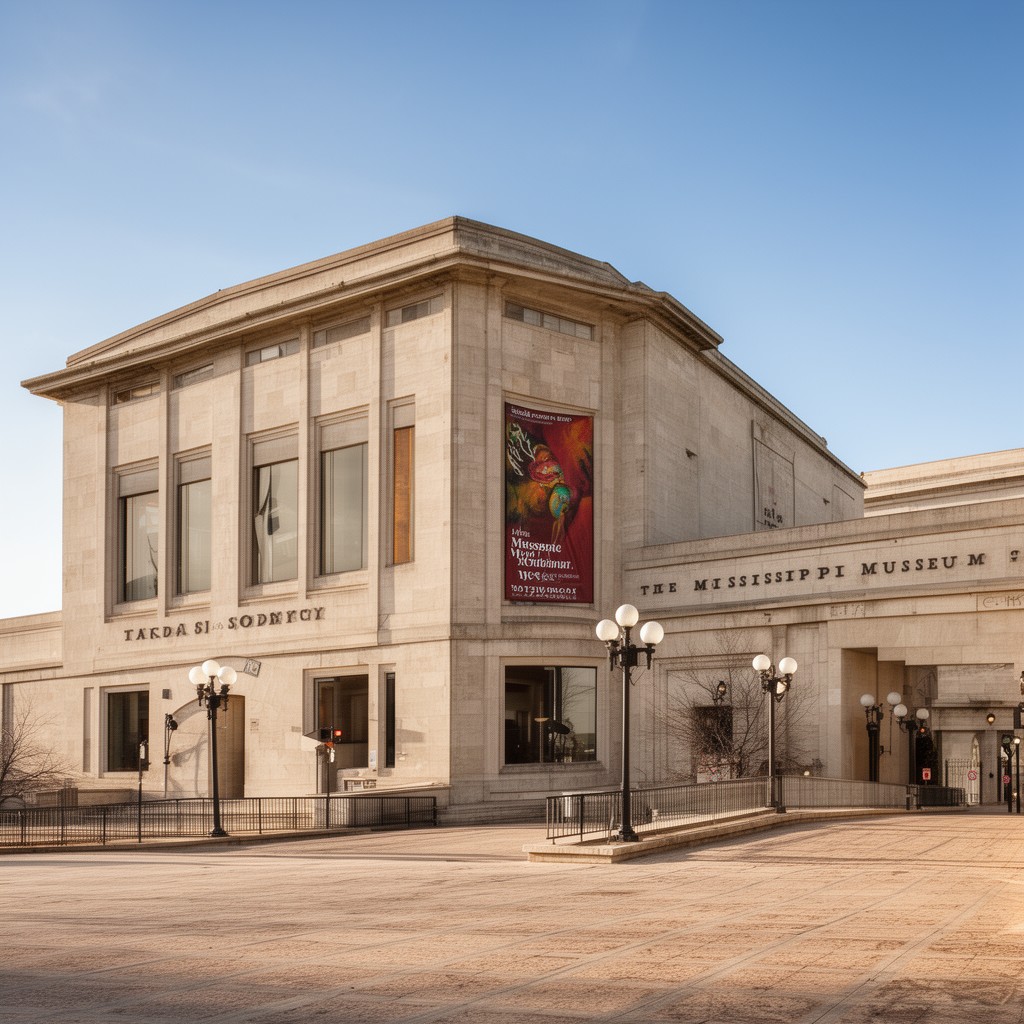 AI-generated illustration of Mississippi Museum of Art