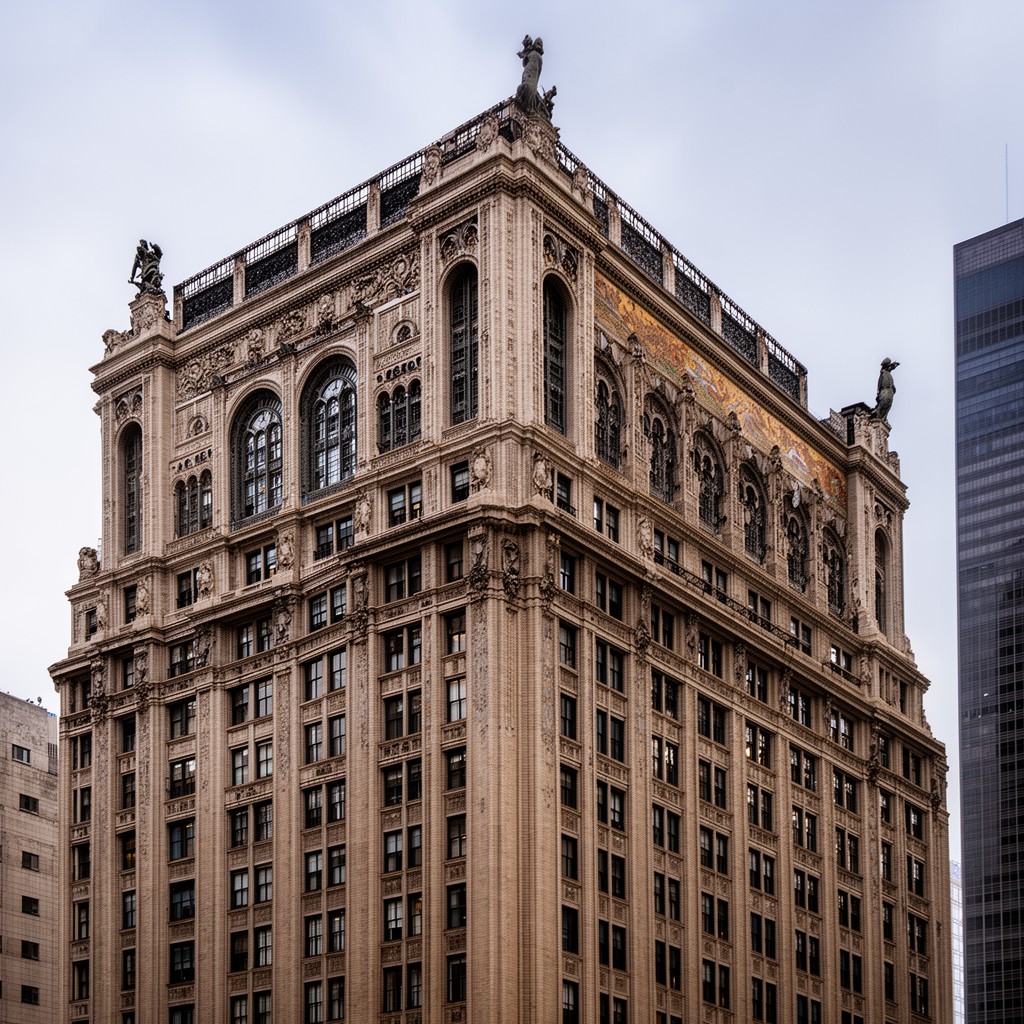 AI-generated illustration of Marquette Building