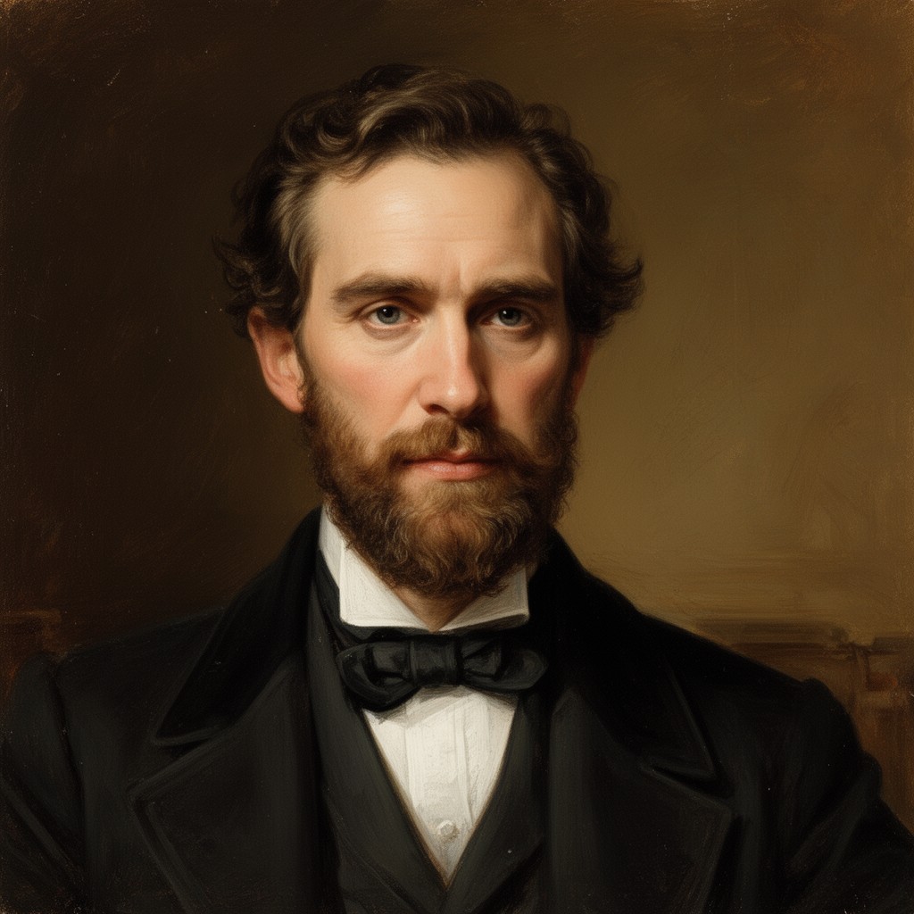 AI-generated illustration of Charles Barry Jr.