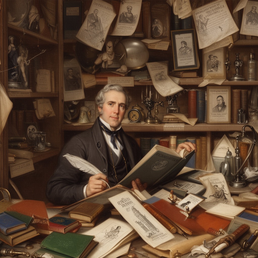 AI-generated illustration of Richard Bentley