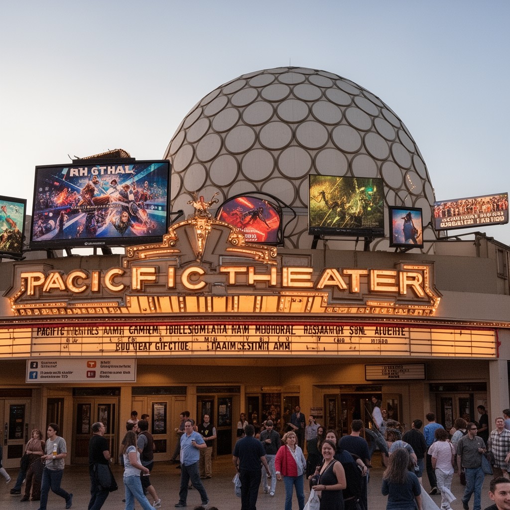 AI-generated illustration of Pacific Theatres