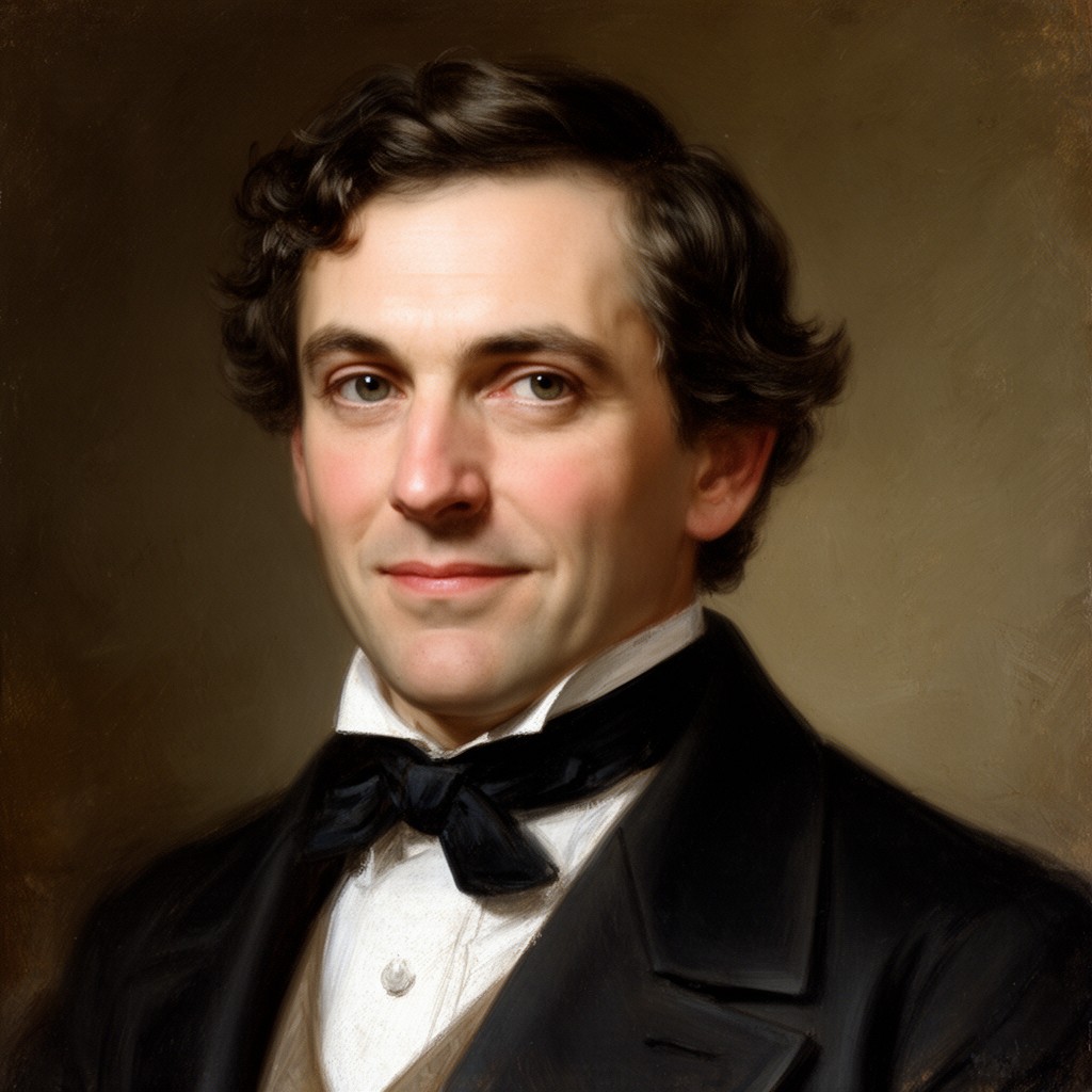 AI-generated illustration of George Henry Lewes