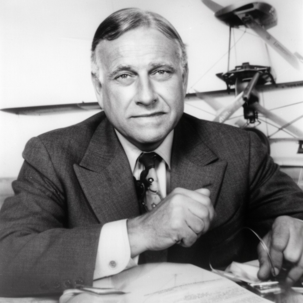 AI-generated illustration of James H. Doolittle