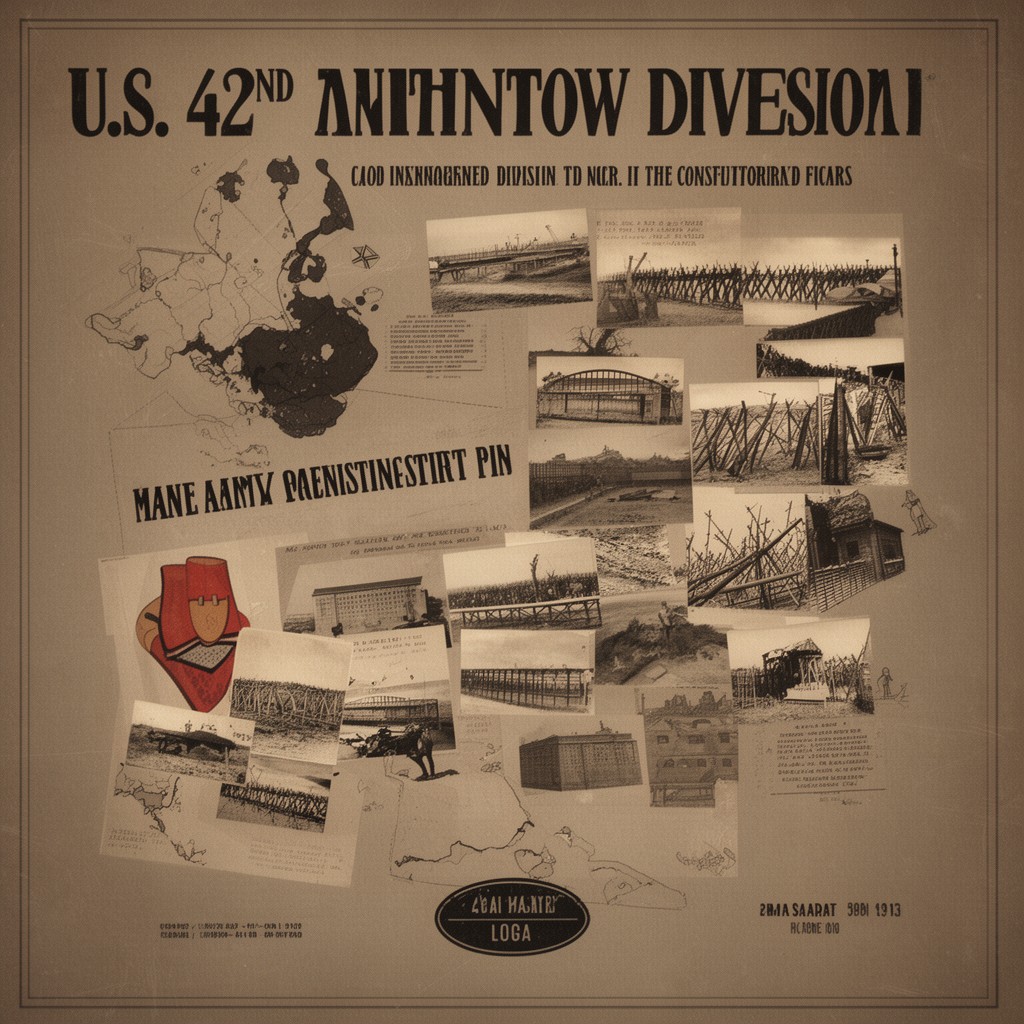 AI-generated illustration of U.S. 42nd Infantry Division