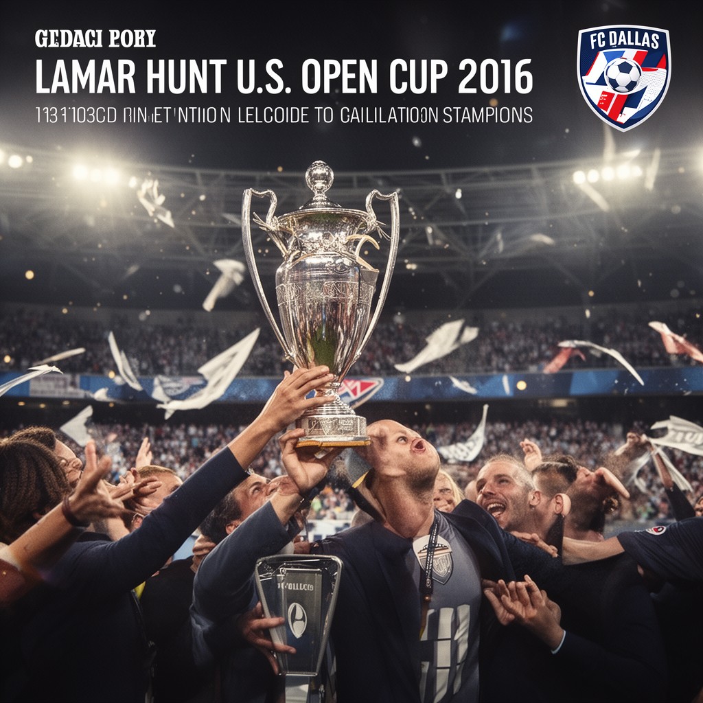 AI-generated illustration of Lamar Hunt U.S. Open Cup 2016