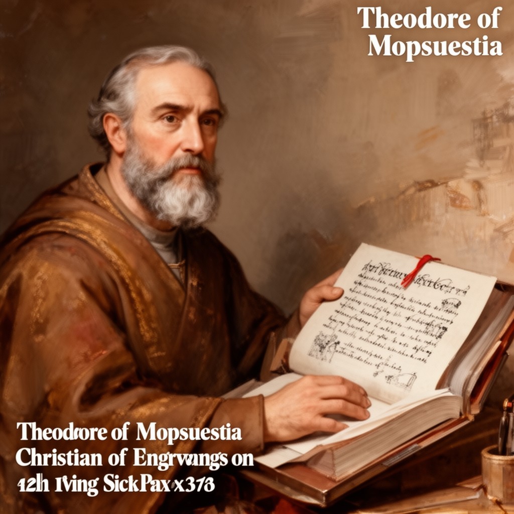 AI-generated illustration of Theodore of Mopsuestia