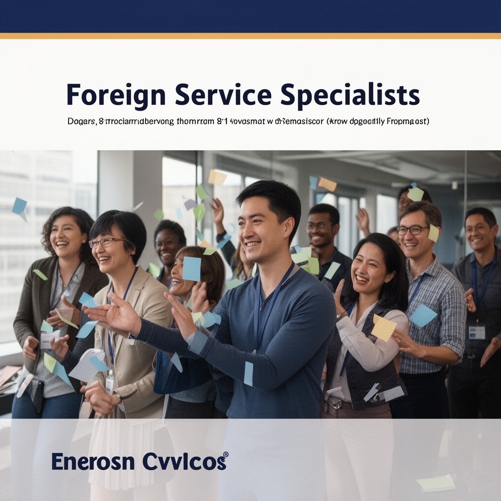 AI-generated illustration of Foreign Service Specialists