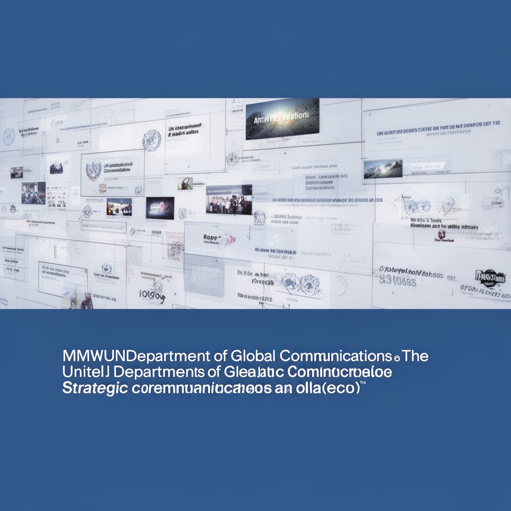 AI-generated illustration of UN Department of Global Communications