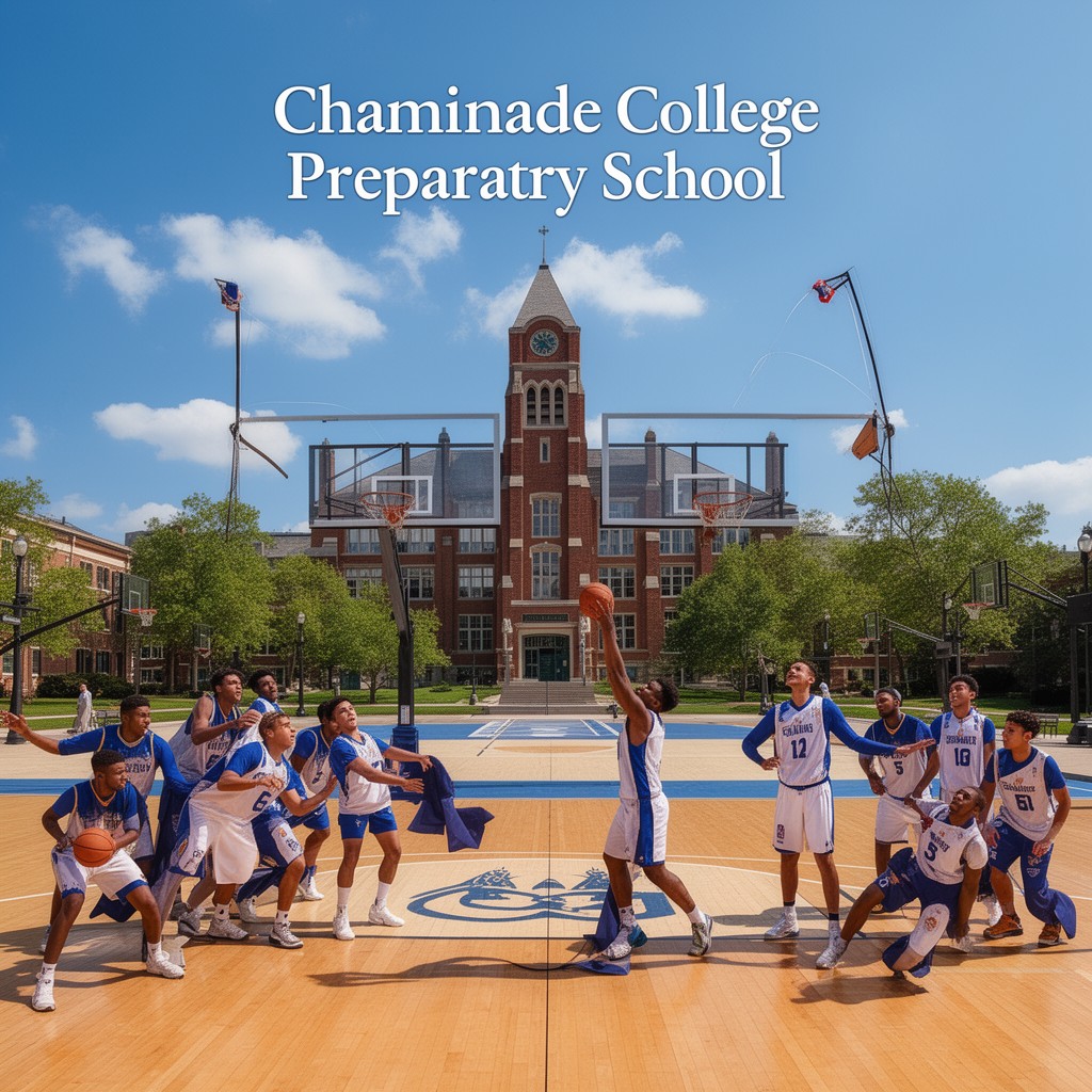 AI-generated illustration of Chaminade College Preparatory School (St. Louis)