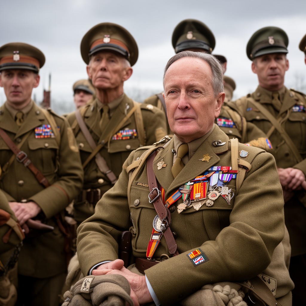AI-generated illustration of Lieutenant-General Brian Horrocks