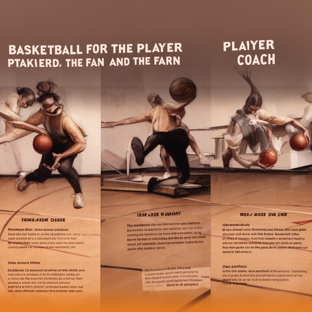 AI-generated illustration of Basketball for the Player, the Fan and the Coach