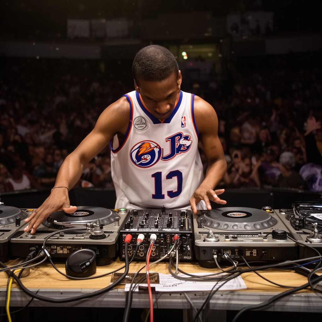 AI-generated illustration of DJ