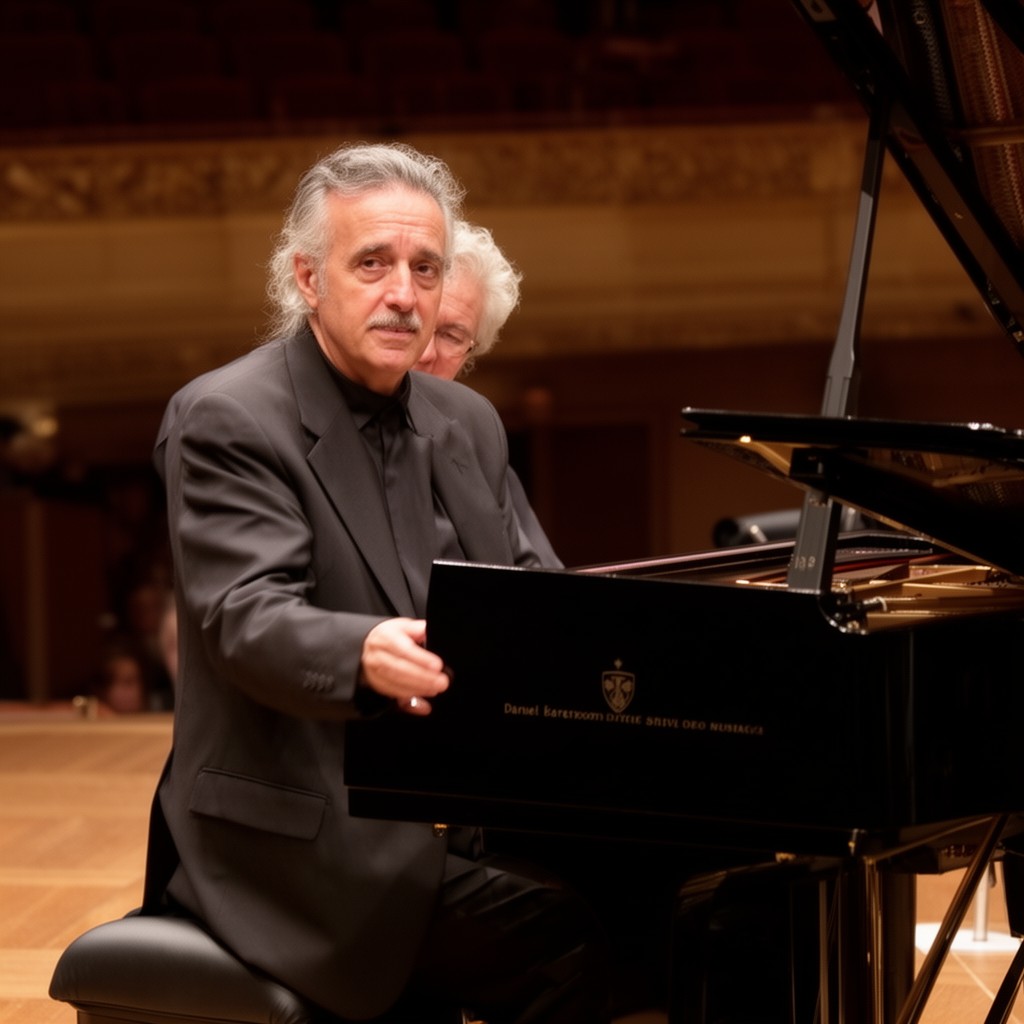 AI-generated illustration of Daniel Barenboim