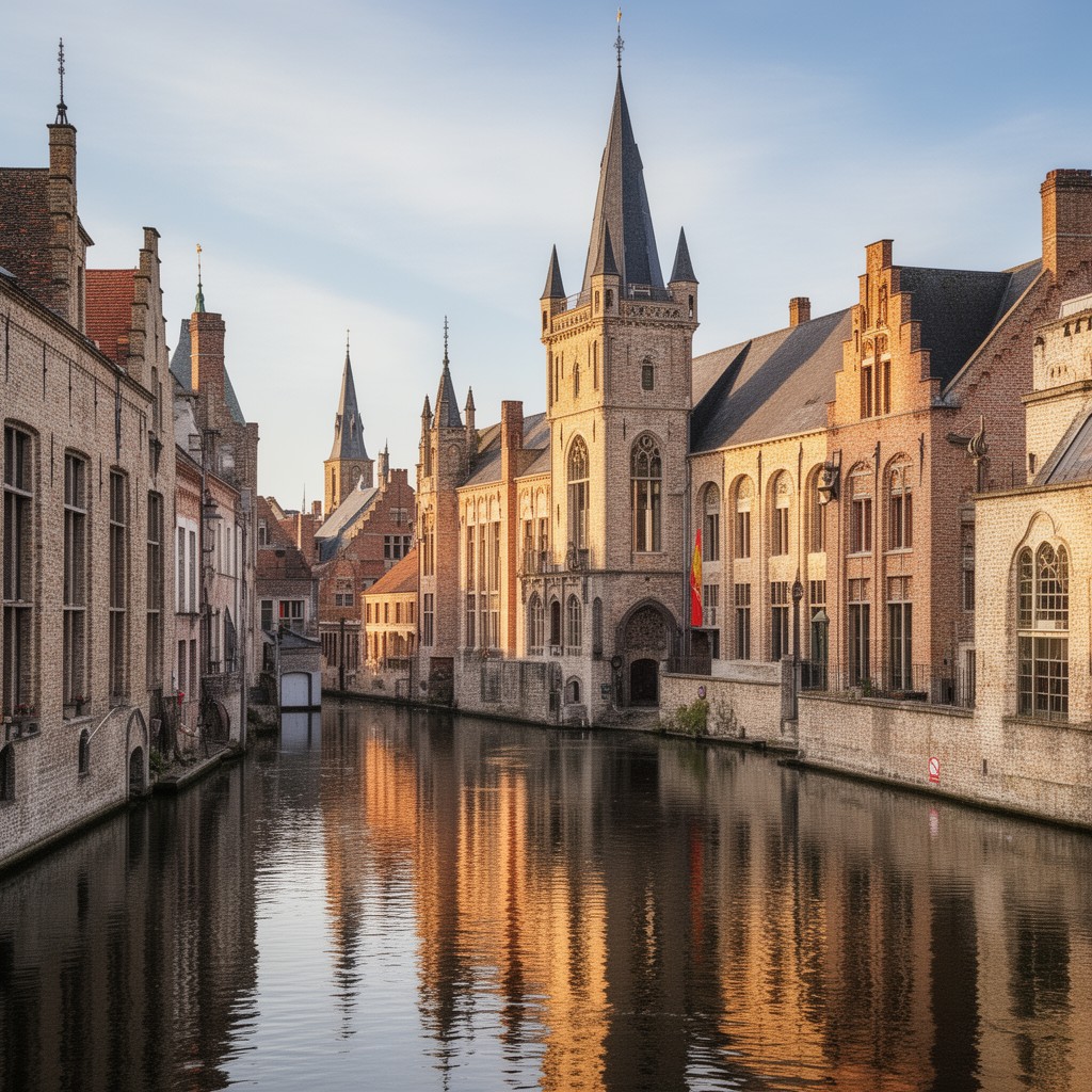 AI-generated illustration of City of Bruges