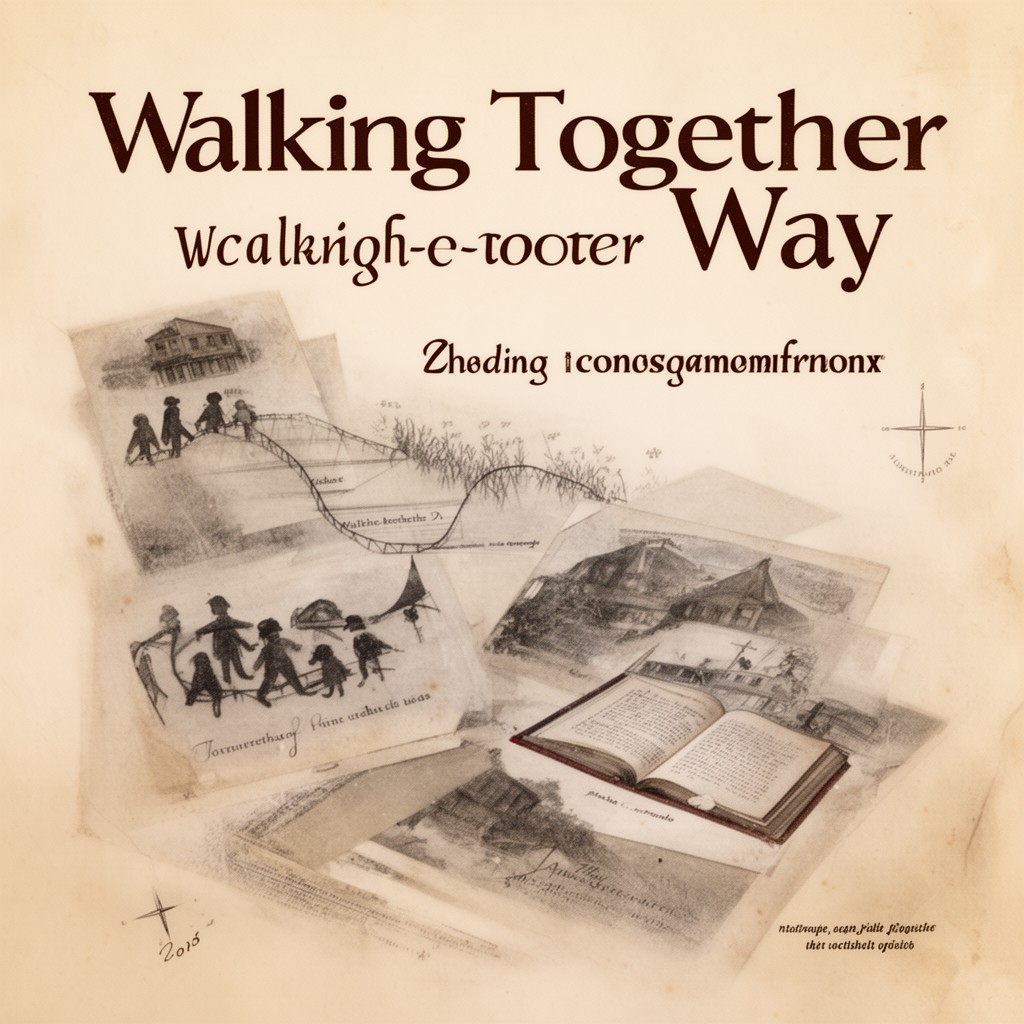 AI-generated illustration of Walking Together on the Way