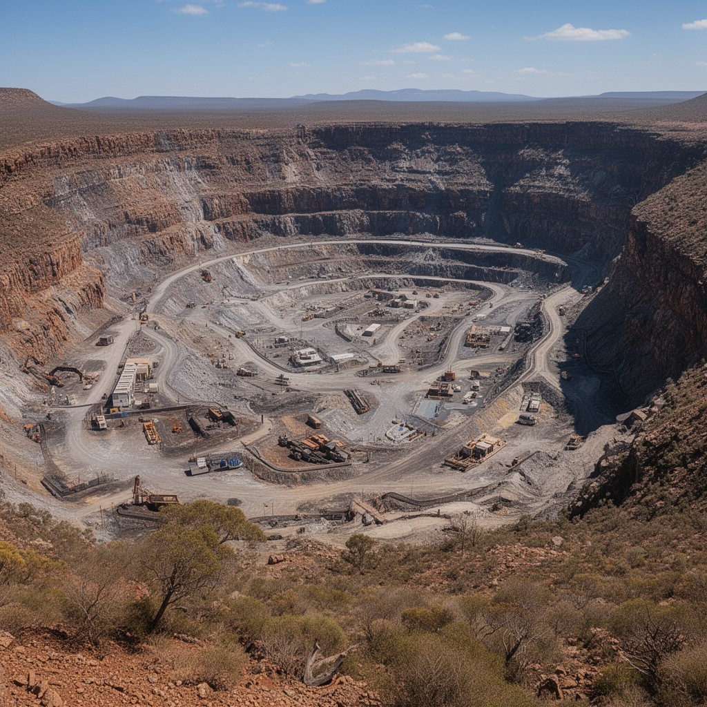 AI-generated illustration of Kimberley Mine