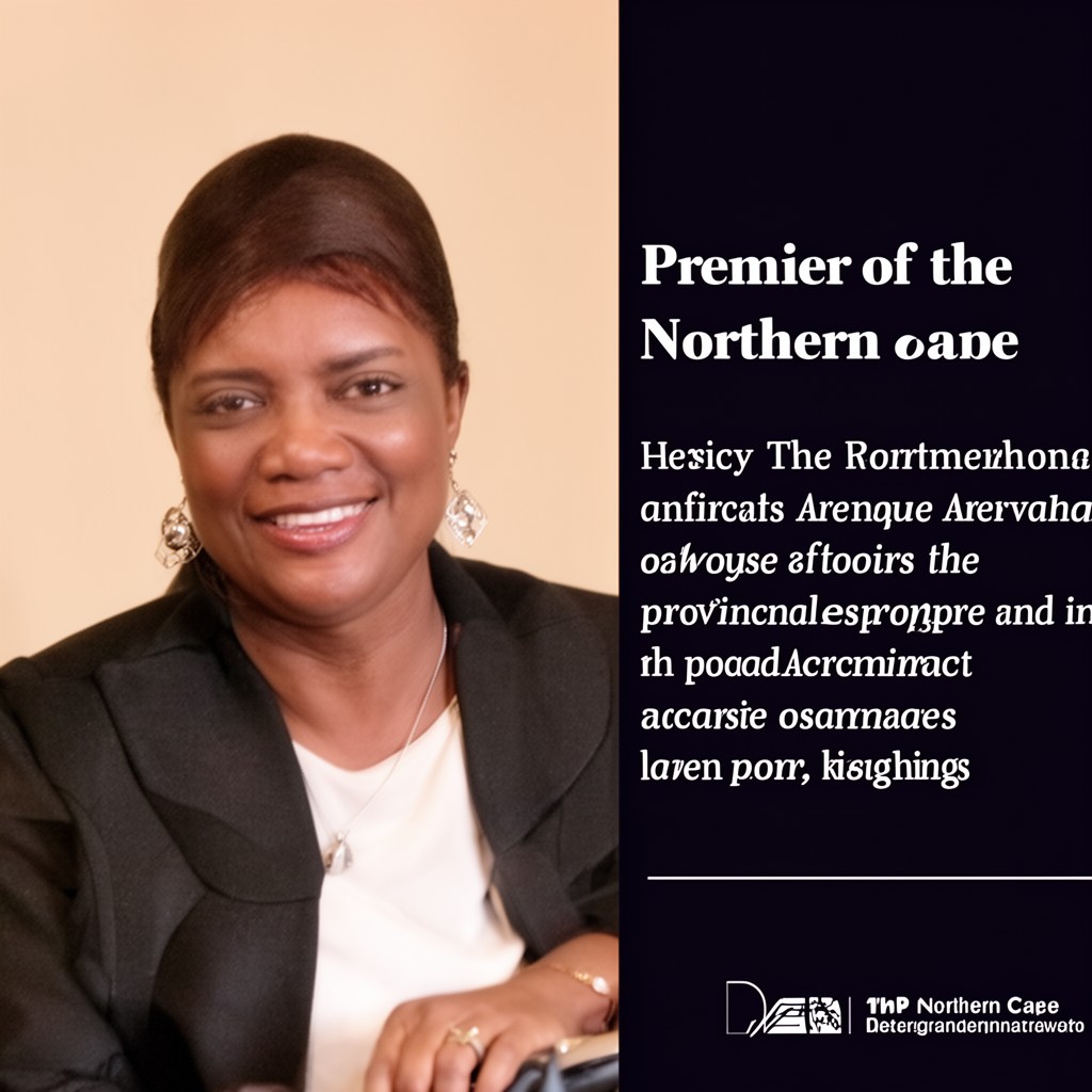 AI-generated illustration of Premier of the Northern Cape