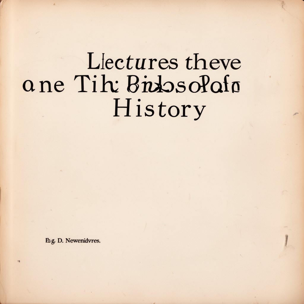 AI-generated illustration of Lectures on the Philosophy of History