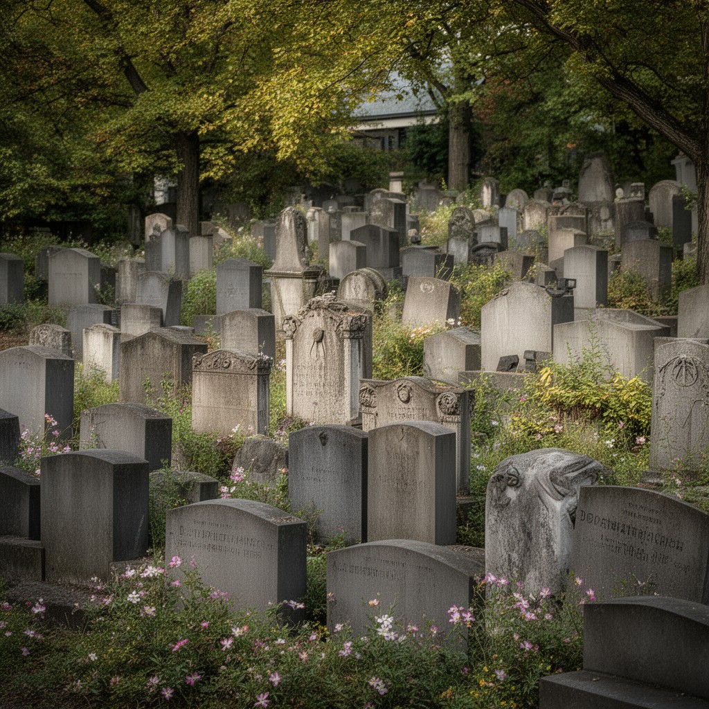 AI-generated illustration of Dorotheenstädtischer Friedhof, Berlin