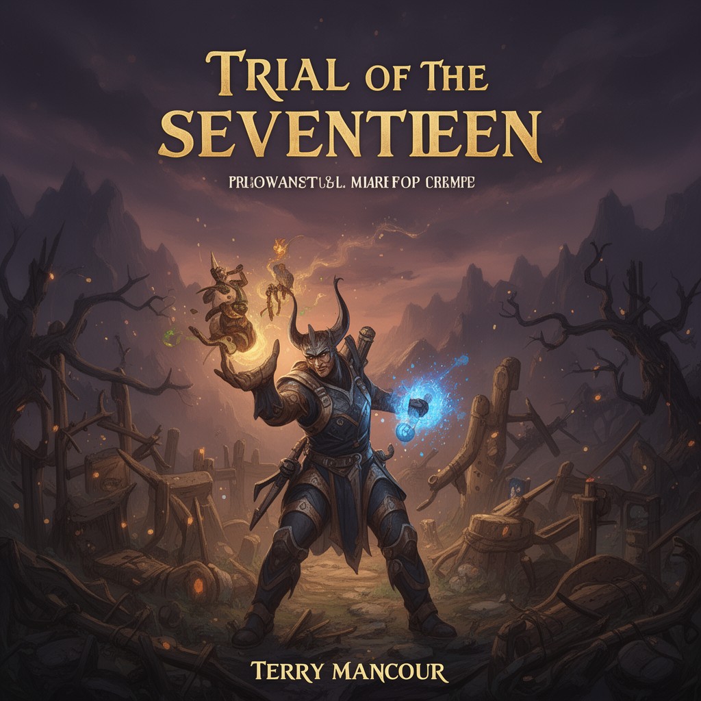 AI-generated illustration of Trial of the Seventeen
