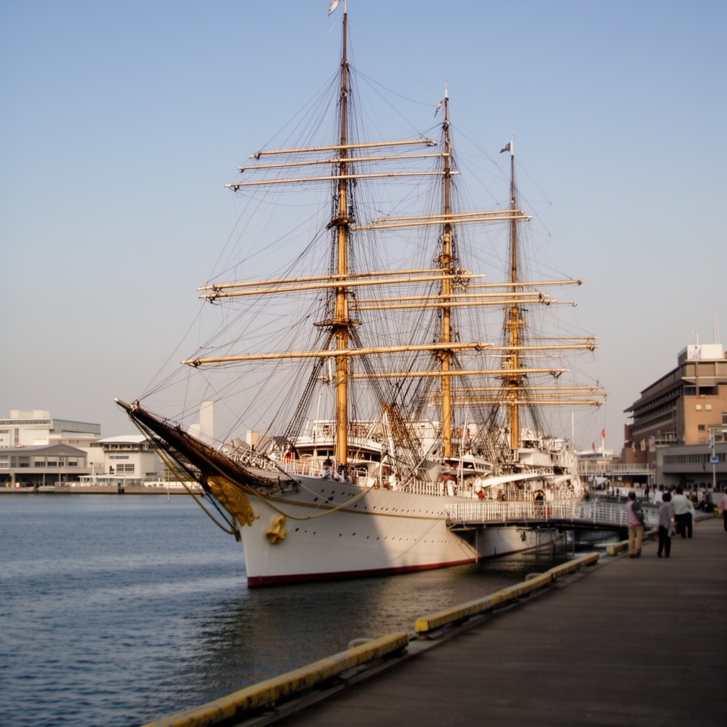 AI-generated illustration of Nippon Maru museum ship